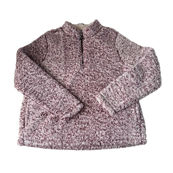 Time and Tru Quarter Zip Jacket Met Burgundy Women’s XL Pockets - Picture 12 of 12